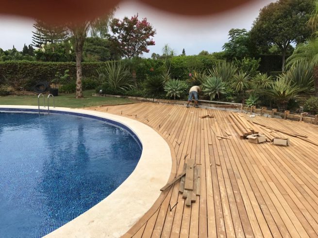 proyecto con nuestro suelo de madera de Grapia