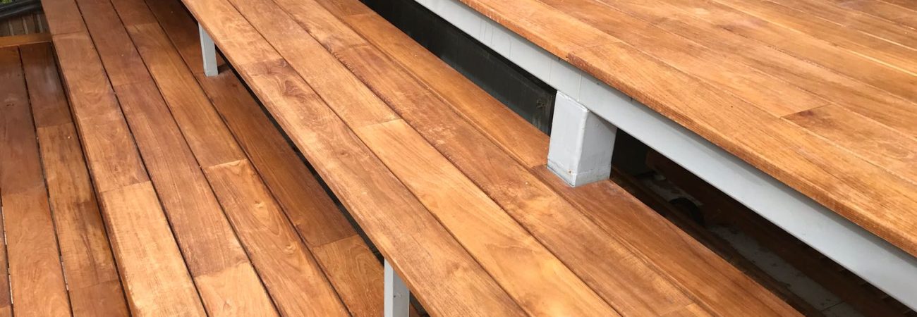 Suelos de madera de Teca en exterior